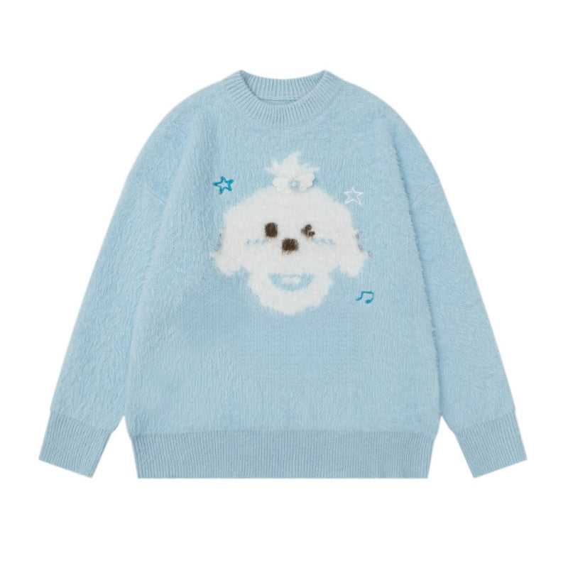 Sweet Girl Style Fun Red Sweater